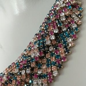 Natasha Jewelry - Jewel tone multicolor statement necklace Natasha Jewelry - Jewel tone multicolor statement necklace